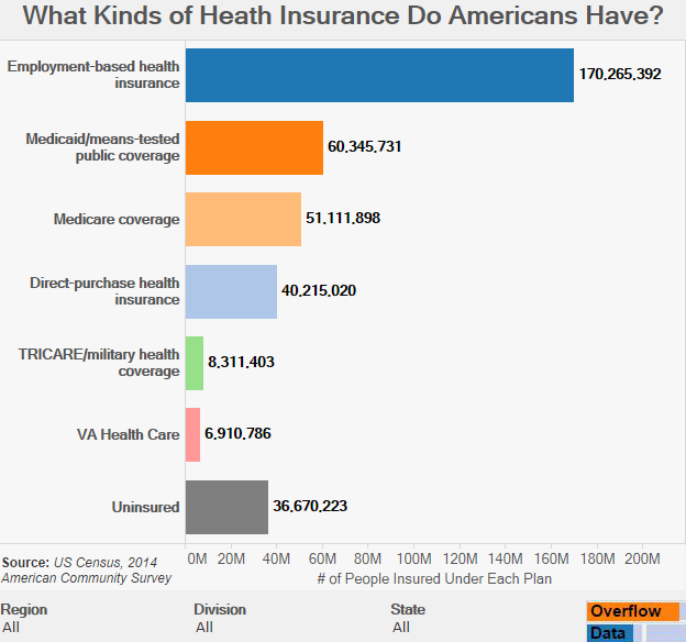 What Kinds of Heath Insurance Do Americans Have