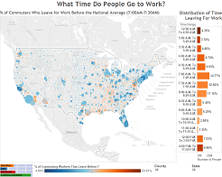 What Time Do Americans Leave For Work Mobile Overflow Data